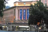 Die restaurierte Railway Station in der North Terrace beherbergt unter anderem das Kasino