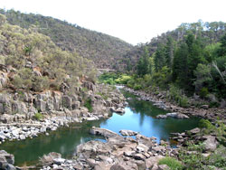 Reizvolle Schlucht vor der Haust&uuml;r Launcestons