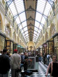 Herrlich zum Bummeln: die vielen kleinen Arkaden in Melbournes Innenstadt