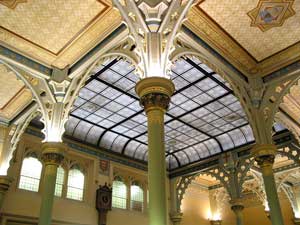 Sehenswerte Decke im Geb&auml;ude der Westpac Bank in der Collins Street