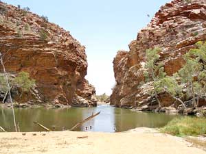Nat&uuml;rlicher Pool mit Sandstrand: Ellery Creek Big Hole
