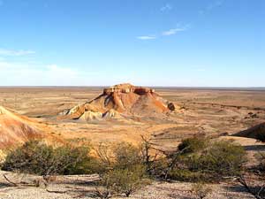 Aussicht von den Painted Desert in die unendliche Weite