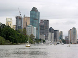 Brisbane: Skyline einer moderne Gro&szlig;stadt