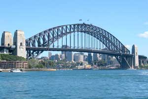 Kleiderb&uuml;: Sydneys Harbour Bridge