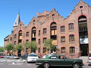 Altes Speichergeb&auml;ude im Viertel The Rocks