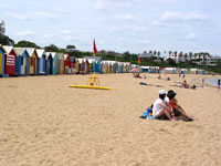 Strand bei Melbournes Vorort Brighton