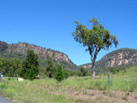 Landschaft entlang der Denman-Rylstone Road