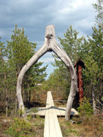 Beginn eines Rundwanderweges im Sooma Nationalpark (Foto: Eichner-Ramm) Beginn eines Rundwanderweges im Sooma Nationalpark (Foto: Eichner-Ramm)