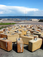 Koffer-Kunst in Viinistu (Foto: Eichner-Ramm) Koffer-Kunst in Viinistu (Foto: Eichner-Ramm)