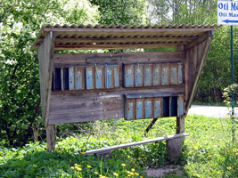 Briefkästen bei Laimjala (Foto: Eichner-Ramm) Briefkästen bei Laimjala (Foto: Eichner-Ramm)