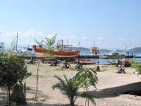 Ouranoupoli ist letzter allegmein zug&auml;nglicher Ort auf der Athos