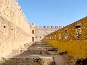 Im Innern des Kastells von Frangokastello