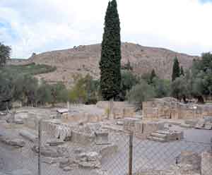 Blick auf das Gel&auml;nde von Gortis