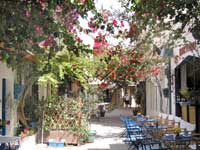 Gasse in Kos Stadt