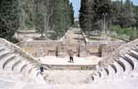 Blick auf die B&uuml;hne des Odeum