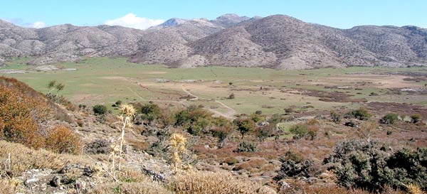 Inmitten des Ida-Gebirges: die 1400 Meter hoch gelegene Nida-Hochebene