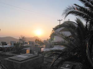 Sonnenuntergang &uuml;ber der Bucht von Plakias