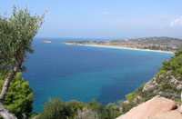 Bucht s&uuml;dlich von Nikiti