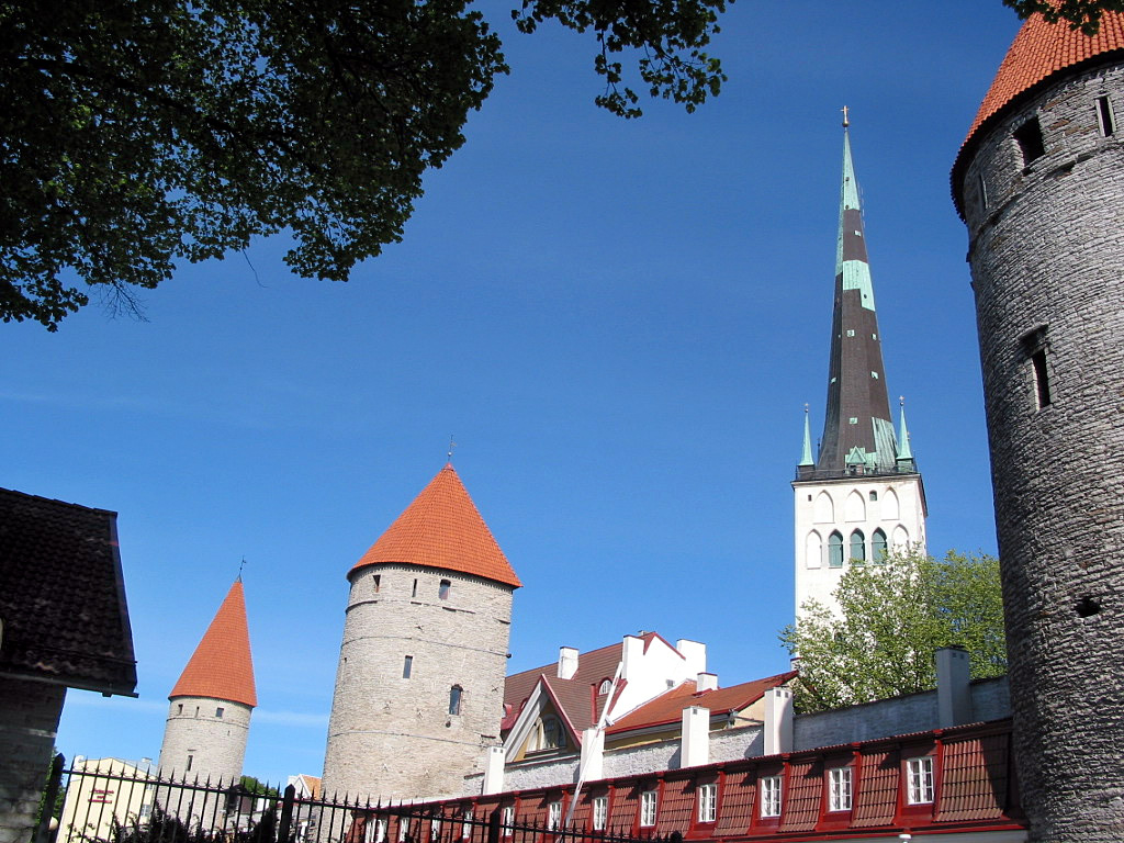 Türme der estnischen Hauptstadt Tallinn Türme der estnischen Hauptstadt Tallinn
