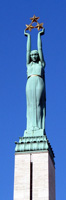 Freiheitsstatue in Riga (Foto: Eichner-Ramm) Freiheitsstatue in Riga (Foto: Eichner-Ramm)