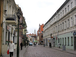 Einkaufsstraße Vilniaus in der Altstadt von Kaunas (Foto: Eichner-Ramm) Einkaufsstraße Vilniaus in der Altstadt von Kaunas (Foto: Eichner-Ramm)