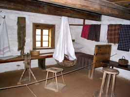 Blick in ein bäuerliches Wohnhaus (Foto: Eichner-Ramm) Blick in ein bäuerliches Wohnhaus (Foto: Eichner-Ramm)