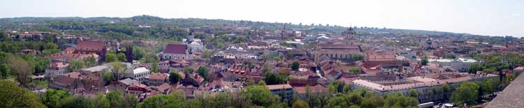Blick vom Gediminasturm über die Altstadt (Foto: Eichner-Ramm) Blick vom Gediminasturm über die Altstadt (Foto: Eichner-Ramm)