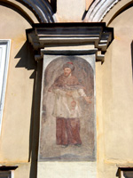 Fresko in einem der Universitätshöfe (Foto: Eichner-Ramm) Fresko in einem der Universitätshöfe (Foto: Eichner-Ramm)