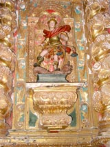 Altarschnitzerei in der Igreja de S&atilde;o Boaventura&laquo; (Foto: Eichner-Ramm)