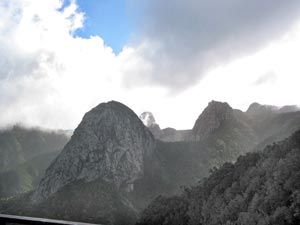 Stimmungsvoll: Nebel wabert um Los Roques