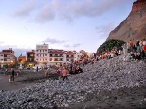 Sundowner am Strand von La Playa