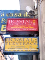 Preiswerte &Uuml;bernachtungen: Hostals in der Altstadt