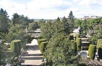 Jardines de Sabatini n&ouml;rdlich des Palacio Real