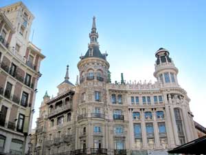 Banco Santander an der Plaza Canalejas Banco Santander an der Plaza Canalejas