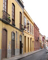 Altstadtgasse in San Crist&oacute;bal de La Laguna