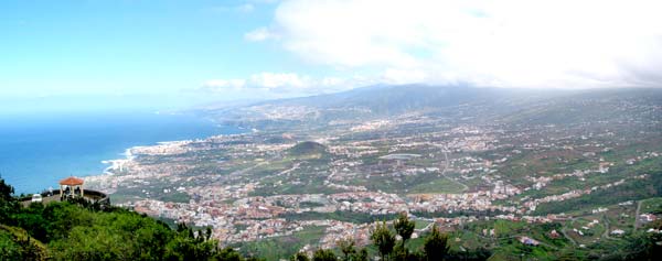 Durch einen gewaltigen Abrutsch entstanden: das Tal von Orotava Durch einen gewaltigen Abrutsch entstanden: das Tal von Orotava