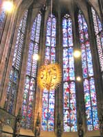 Der Chor des Doms hat mehr als 1000 Quadratmeter Fensterfl&auml;che