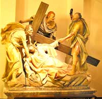 Skulptur im Untergeschoss des B&uuml;rgersaals