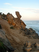 Felskopf bei Brenton on Sea; (Foto: Eichner-Ramm) Felskopf bei Brenton on Sea; (Foto: Eichner-Ramm)