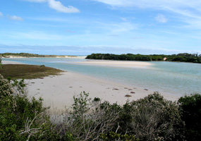 Mündung des Uilenkraals (Foto: Eichner-Ramm) Mündung des Uilenkraals (Foto: Eichner-Ramm)