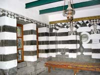 Schwarz-wei&szlig;e W&auml;nde: In diesem Raum des Altstadthauses herrscht konstante Temperatur