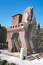 Symboltr&auml;chtig: Trojanisches Pferd (Foto: Kultur- und Tourismusministerium)